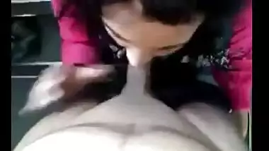 Sexy College GF Sucking her Lover Cock in Public Mms