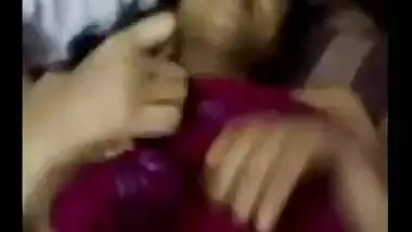 Cute Desi babe gets slammed by her boyfriend