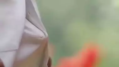 Indian aunty enjoys with her car driver