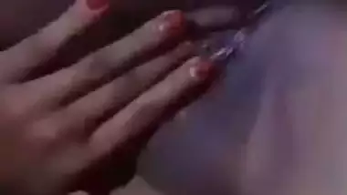 Hot Bangladeshi village girl shows how she fingers her Desi XXX cunt