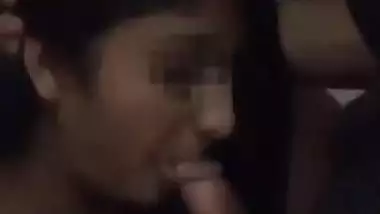 NRI Desi Teen Girl Sucking and Get Cummed On