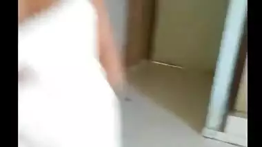 Hotel room is a good place for the Desi couple to film porn video