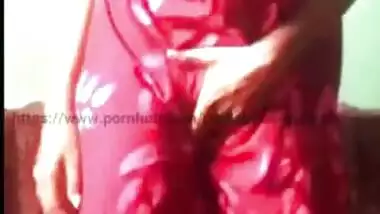 Indian aunty shown her Dirty ass hole for stepson සිංහල in Video chat चाची का काला बट