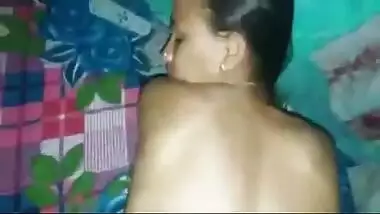 Hot Tamil wife doggy style home sex with hubby leaked online