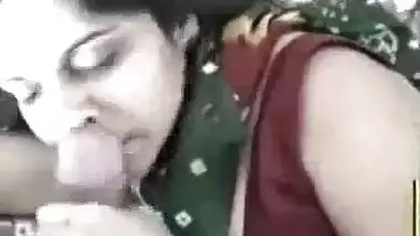 Homely merrut desi housewife kissing and blowjob