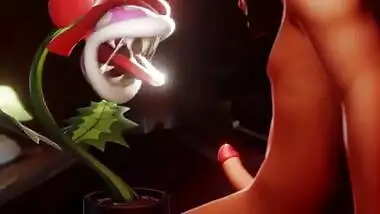 Piranha Plant sucking you off.