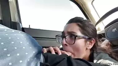 Amateur Student Sucking and Dripping Cum Out Her Mouth