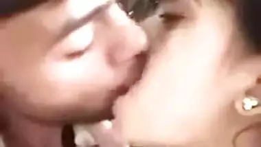 Beautiful Desi teen kisses her XXX lover on camera in the fresh air