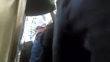 Bigg ass groped in bus