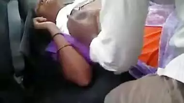 Indian wife gets groped in a car