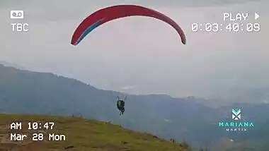 Mariana Martix squirts while paragliding