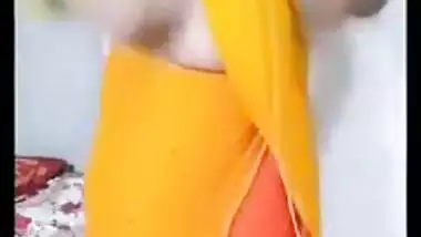 Roseflower on Tango Pvt Full Nude Strip Saree Hot