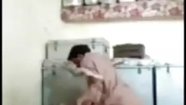 Paki wife cheating while stupid husband in the house, taboo desi