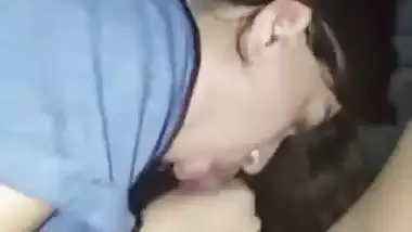 Desi Hot Girl Sucking and swallow his cum