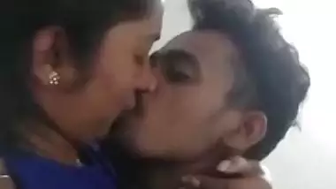 MMS video where Desi girl blows mustached boyfriend's XXX finger