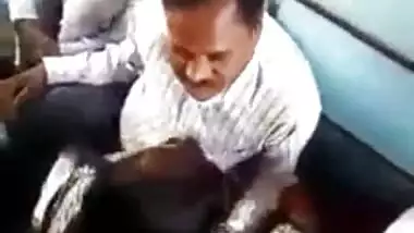 Indian finger fuck in train