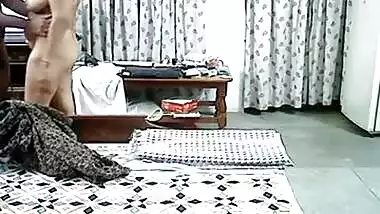 Mature Hyderabadi milf sensual home sex with husband