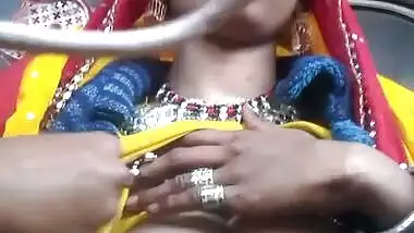 Busty Rajasthani girl showing her big boobs on cam