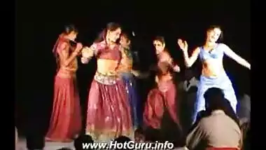 Telugu Hot Girls Night stage dance