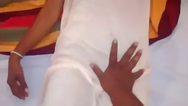 A Wife In A Night Dress Is Having Sex With Her Casual Husband