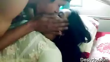 Sister enjoying with her boyfriend captured by her brother at home
