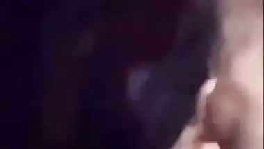 Desi nude GF gives an Indian blowjob to her new lover