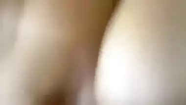 Hot Indian Busty Aunty earting her Partner's Cum after fuck