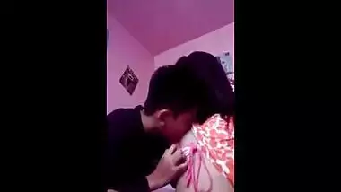 Legal age teenager girl enjoys a romantic home sex session with her boyfriend