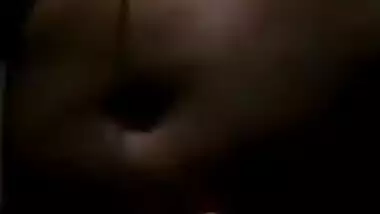 Indian MILF exposes succulent XXX boobies in the dark of the bedroom