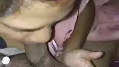 Chubby housewife sucking jock of her pervert spouse