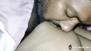 A horny guy’s hardcore boob sucking in the MMS