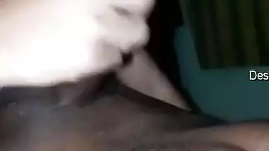 Today Exclusive- Cute Desi Girl Blowjob And Ridding Lover Dick Part 2