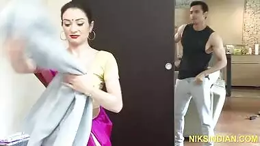 Niks Indian, Bollywood Actress And Indian Bhabhi - Desi Stepaunty Fucked By The Young Guy