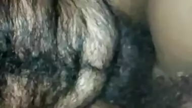 Hairy Desi couple sex at home MMS video