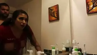 Big boobs desi girl fucked hard in bathroom