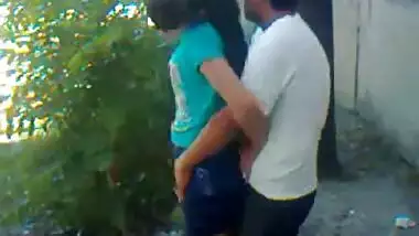 Tamil XXX video of a young couple enjoying outdoor sex