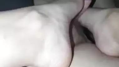 Footjob For His Birthday 