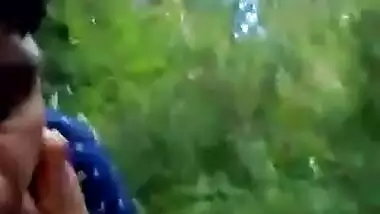 Beautiful girl fucking in jungle