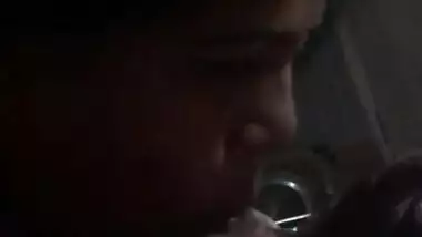 Cheating bhabhi sucking bf dick while talking on phone