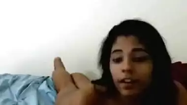 Dusky cutie Sandhyaâ€™s leaked Skype show