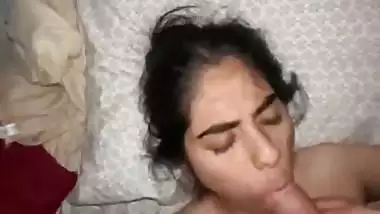 Sexy Girl Giving Deep Blowjob To Lover