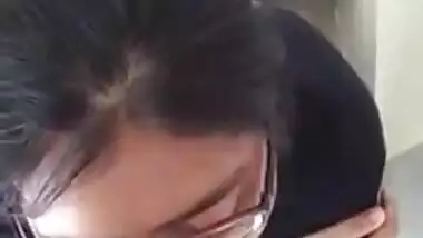 College girl sucking dick of her boyfriend