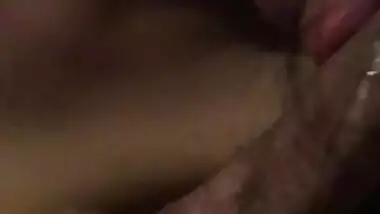 Young desi wife sucking hubby’s cock passionately
