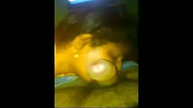 Tamil bhabhi gives a sloppy blowjob to lover