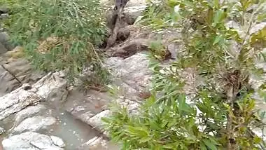 Risky Public Outdoor Sex With Stepsister Near Flowing River बहन की चुदाई