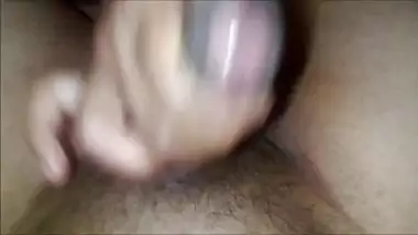 Wife playing with cock and doing massage