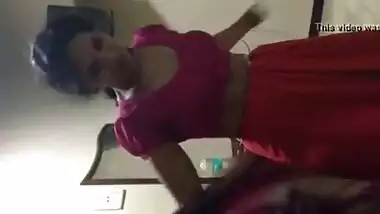 Sexy Aunty Removing Saree In front Of Lover