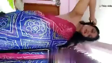 Hot Indian saree hotty teasing her lover live video call