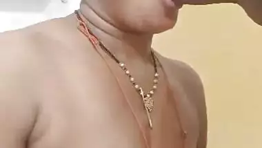 Indian blowjob wife naked mouth fucking POV