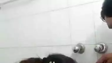 Indian couple bathroom sex action video